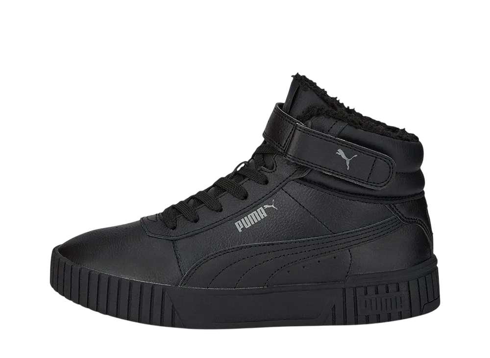 プーマ ウィメンズ キャリーナ 2.0 ミッド ウィンター "プーマブラック/プーマブラック/ダークシャドウ"