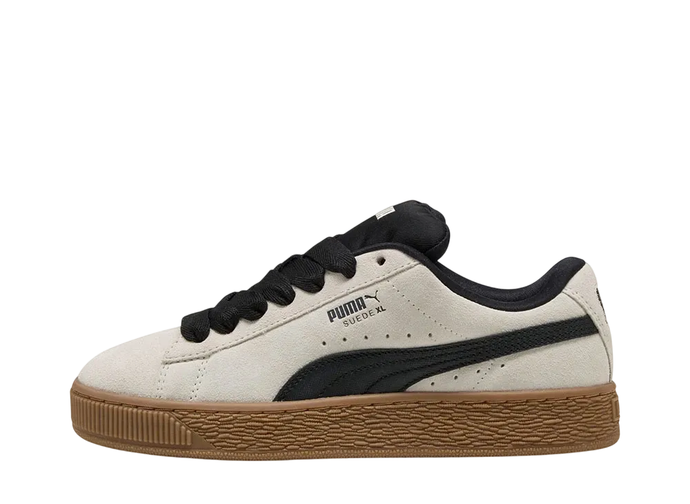 プーマ ウィメンズ スウェード XL クワイエット ラックス "ヴェイパーグレー/プーマブラック/ガム"