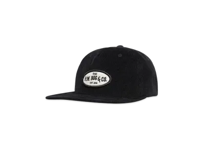 THE H.W.DOG &CO. CORDUROY WORKERS CAP "BLACK "
