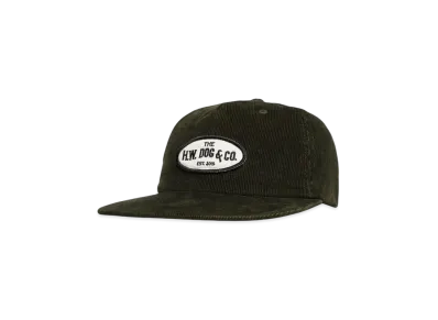 THE H.W.DOG &CO. CORDUROY WORKERS CAP "OLIVE"