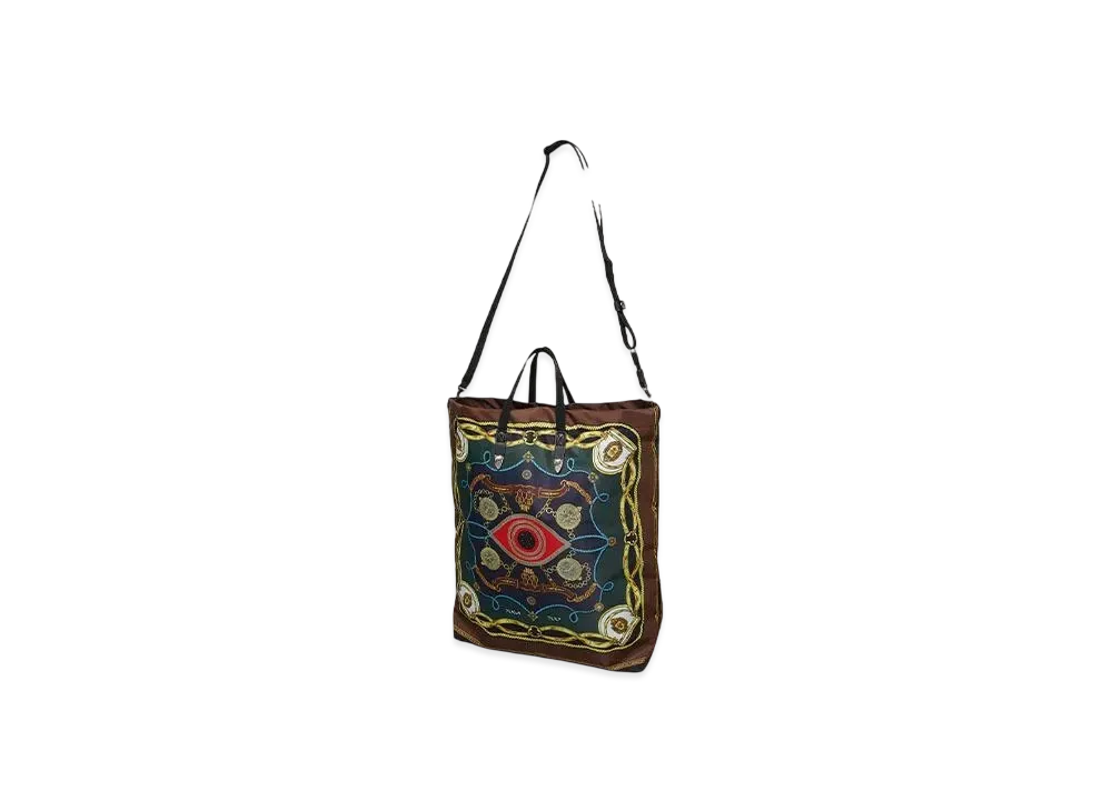 TOGA VIRILIS Print tote bag "GREEN"