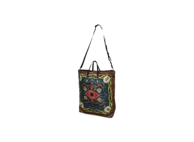 TOGA VIRILIS Print tote bag "GREEN"