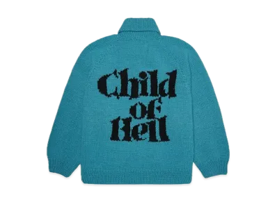Supreme Child of Hell Cowichan Sweater "Blue"