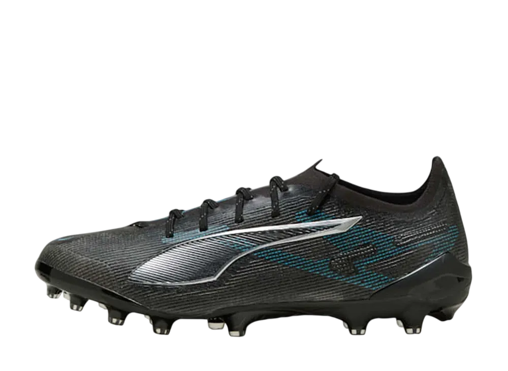 プーマ ウルトラ5 アルティメット AG "プーマブラック/プーマシルバー/ブライトアクア"