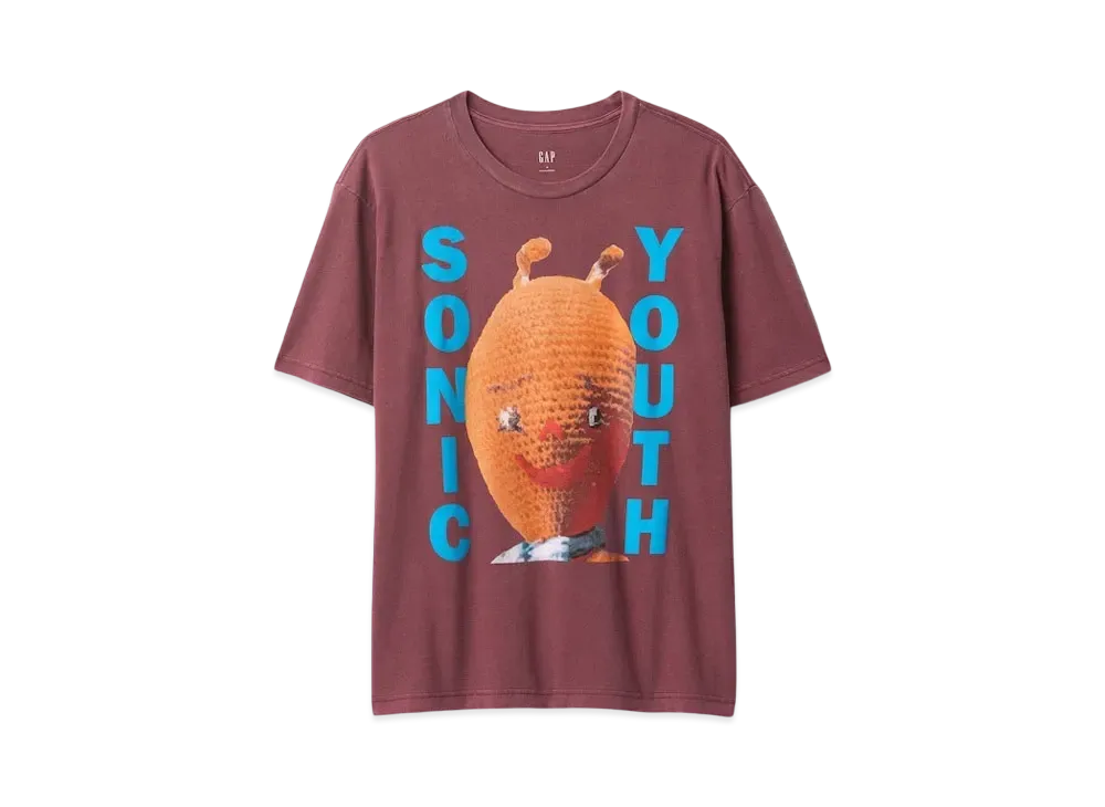 GAP Sonic Youth Graphic T-shirt "Plum"