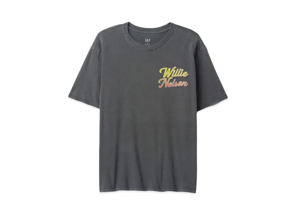 GAP Willie Nelson Graphic T-shirt "Moonless Night"