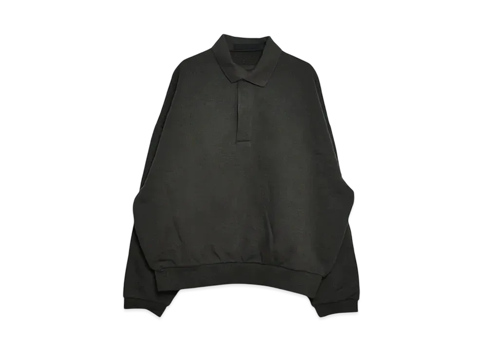 FEAR OF GOD ESSENTIALS Longsleeve Polo "Ink"