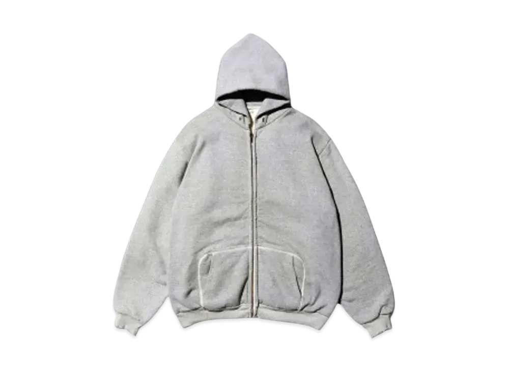 A.PRESSE Vintage Zip Sweat Hoodie "Grey"