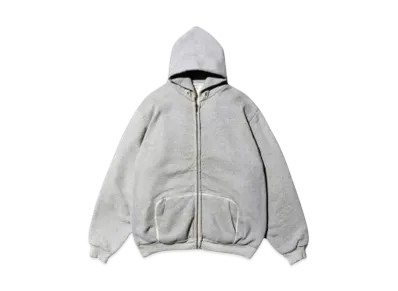 A.PRESSE Vintage Zip Sweat Hoodie "Grey"