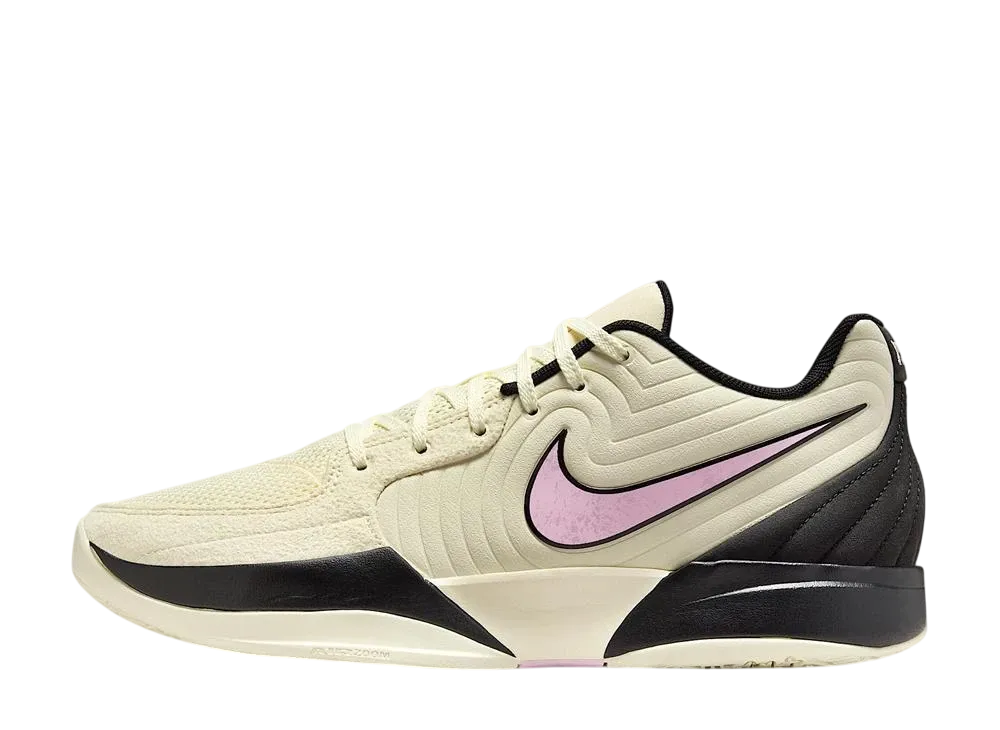 Nike Ja 2 "Coconut Milk/Black/Apricot Agate/Pink Foam" (FD7328-100/FD7327-100)