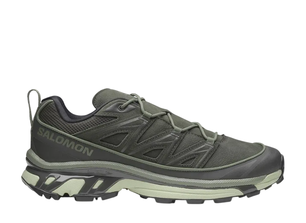 Salomon XT-6 Expanse Leather "Peat/Deep Lichen Green/Green Haze"