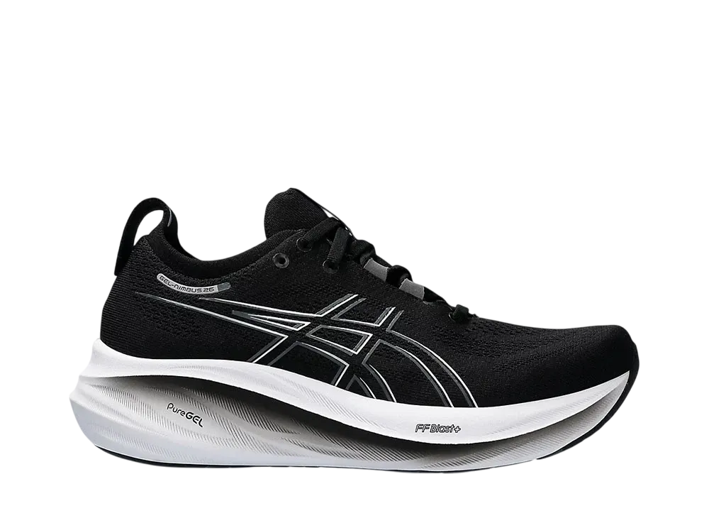 アシックス ウィメンズ ゲルニンバス26 "ブラック/グラファイトグレー"