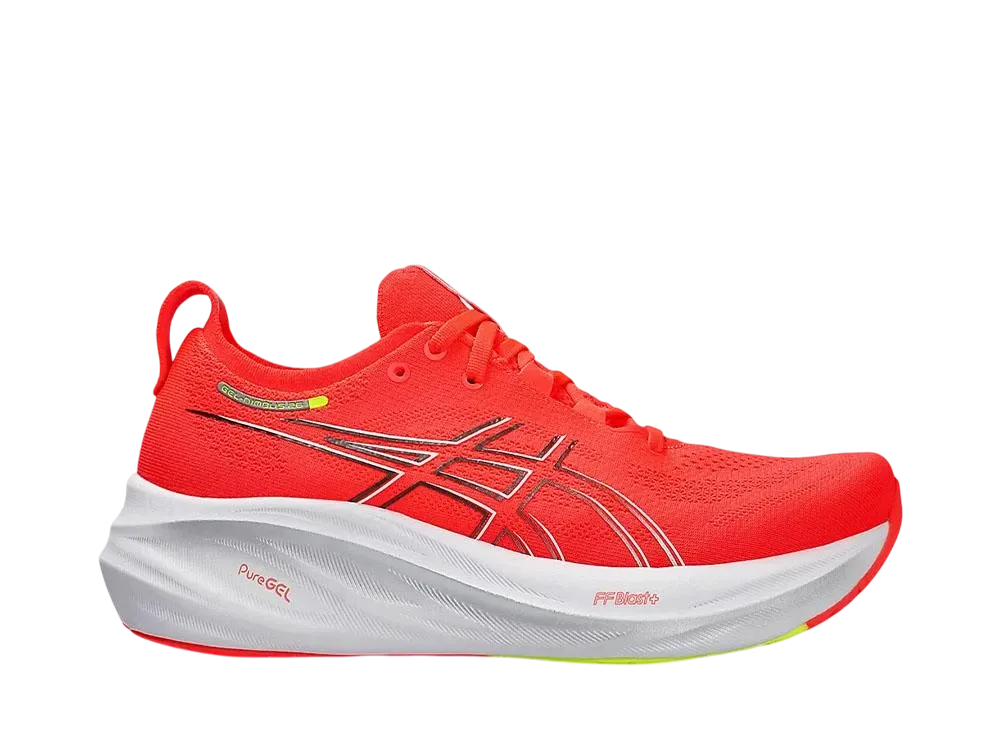 アシックス ウィメンズ ゲルニンバス26 "サンライズレッド/ピュアシルバー"