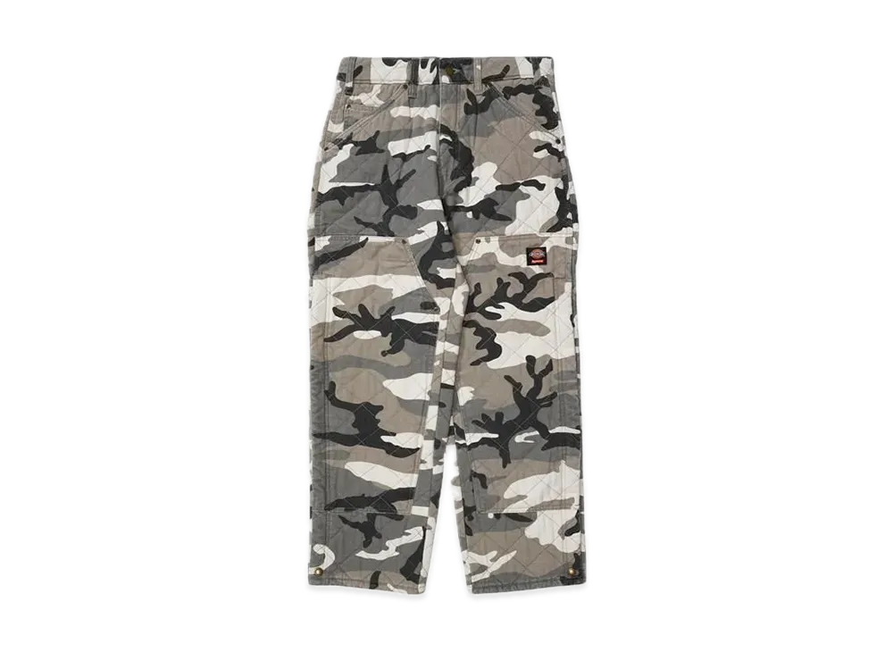 Supreme x Dickies Quilted Denim Work Pant "Grey Camo"