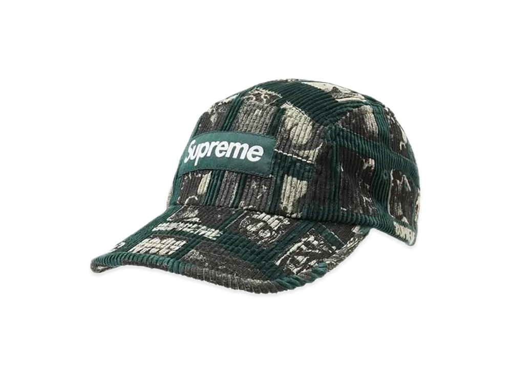 Supreme Weirdo Dave Corduroy Camp Cap "Green"