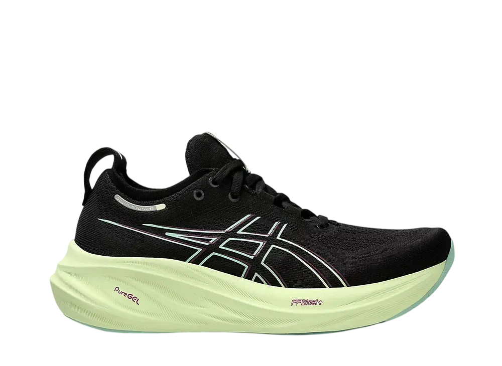 アシックス ウィメンズ ゲルニンバス26 "ブラック/クールマッチャ"