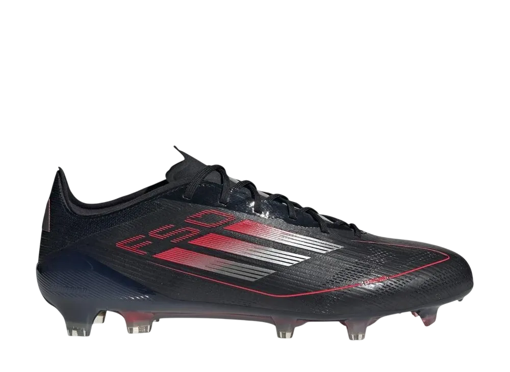adidas F50 Elite FG "Core Black/Iron Metallic/Lucid Red"