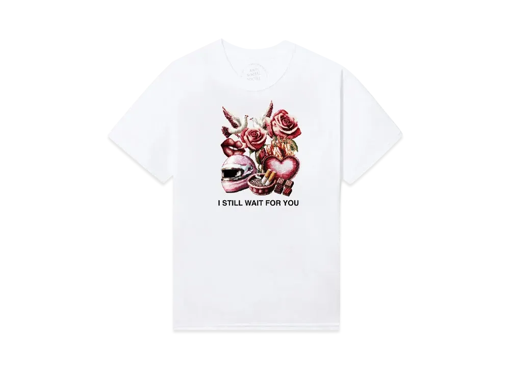 ANTI SOCIAL SOCIAL CLUB Wait For You Tee "White"