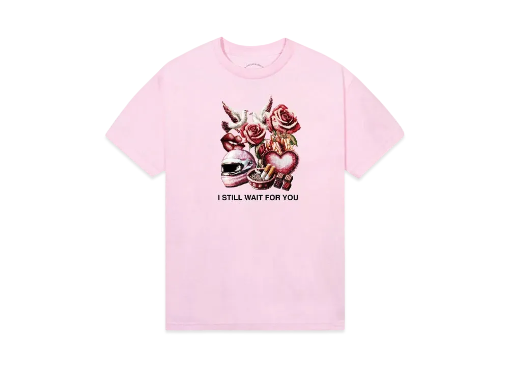 ANTI SOCIAL SOCIAL CLUB Wait For You Tee "Candy Pink"