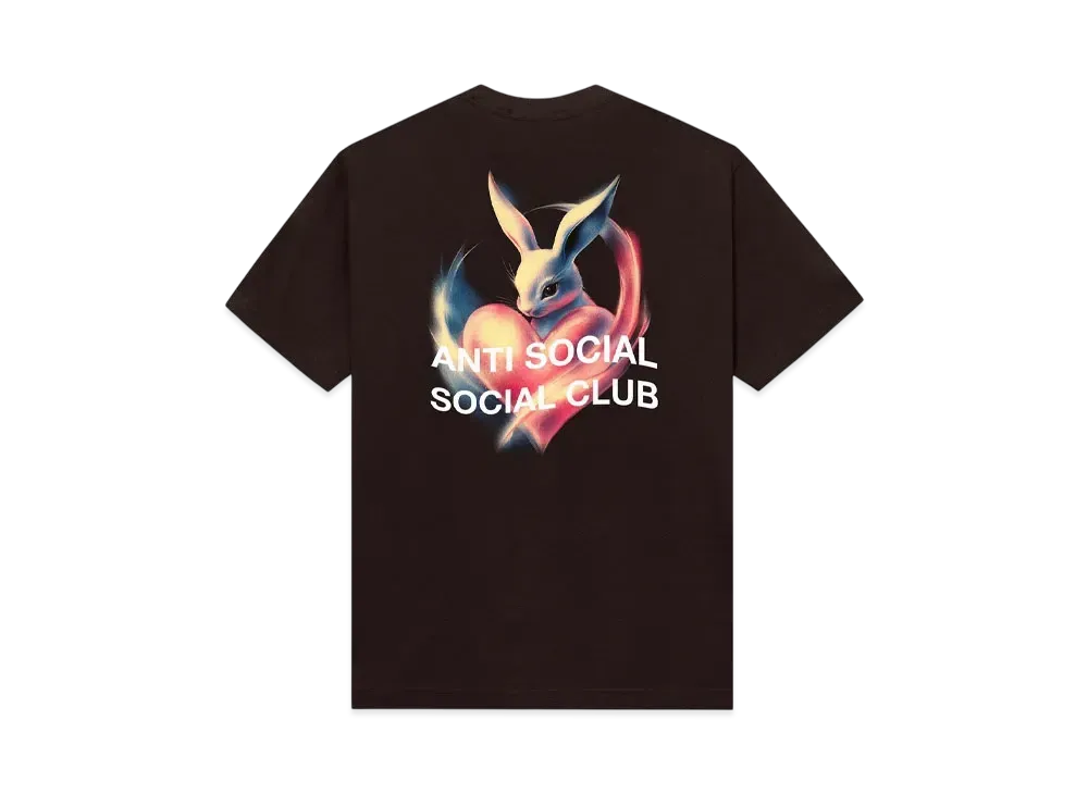 ANTI SOCIAL SOCIAL CLUB Rabbit Love Tee "Brown"