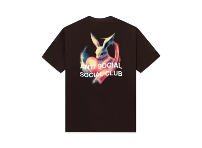 ANTI SOCIAL SOCIAL CLUB Rabbit Love Tee "Brown"
