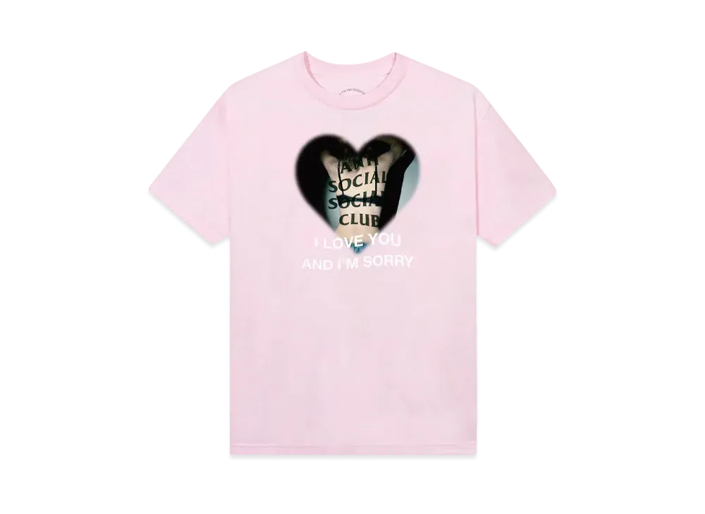 ANTI SOCIAL SOCIAL CLUB I'm Sorry Tee "Pale Pink"
