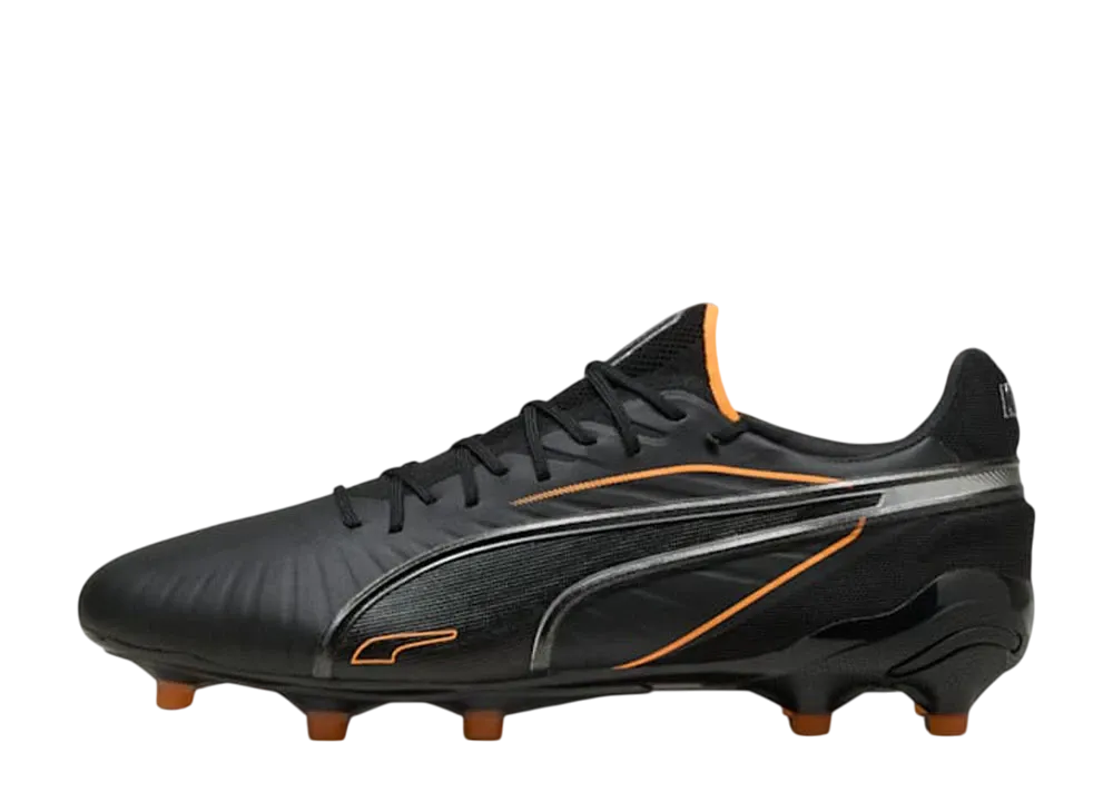 プーマ キング アルティメット FG/AG "プーマブラック/ヒートファイヤー/プーマシルバー"