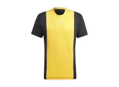 adidas Tennis Heat. Rdy Pro Freelift 3D Rib Short Sleeve T-Shirt "Spark/Black"