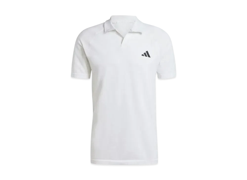 adidas Tennis Pro Seamless Aeroready Freelift Polo Shirt "White"