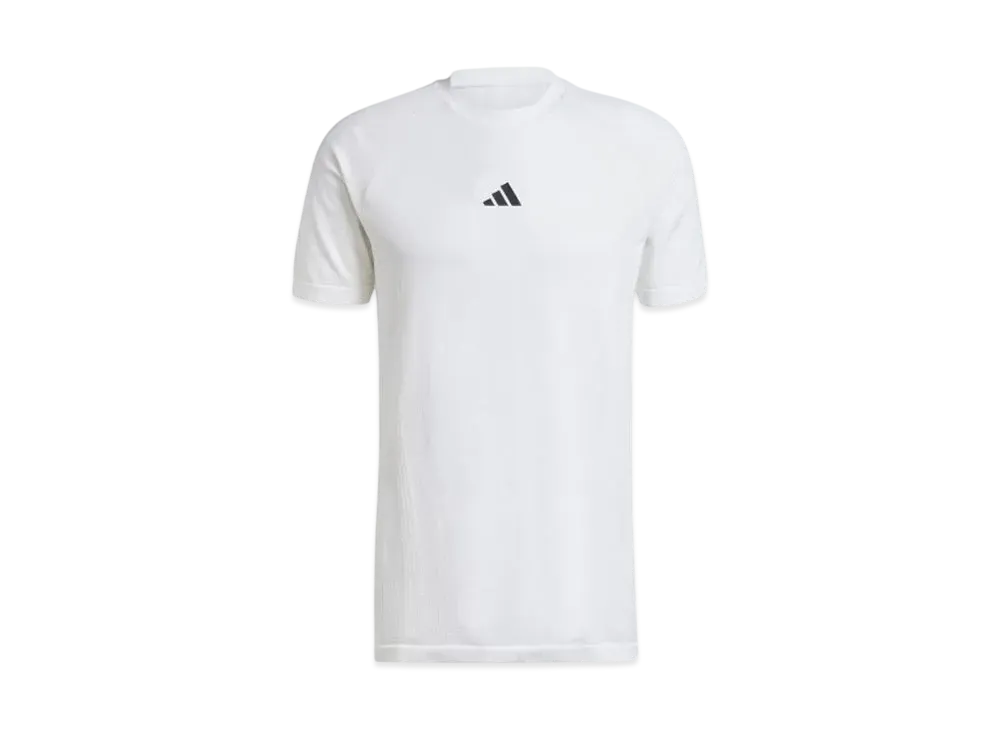 adidas Tennis Pro Seamless Aeroready Freelift Short Sleeve T-Shirt "White"