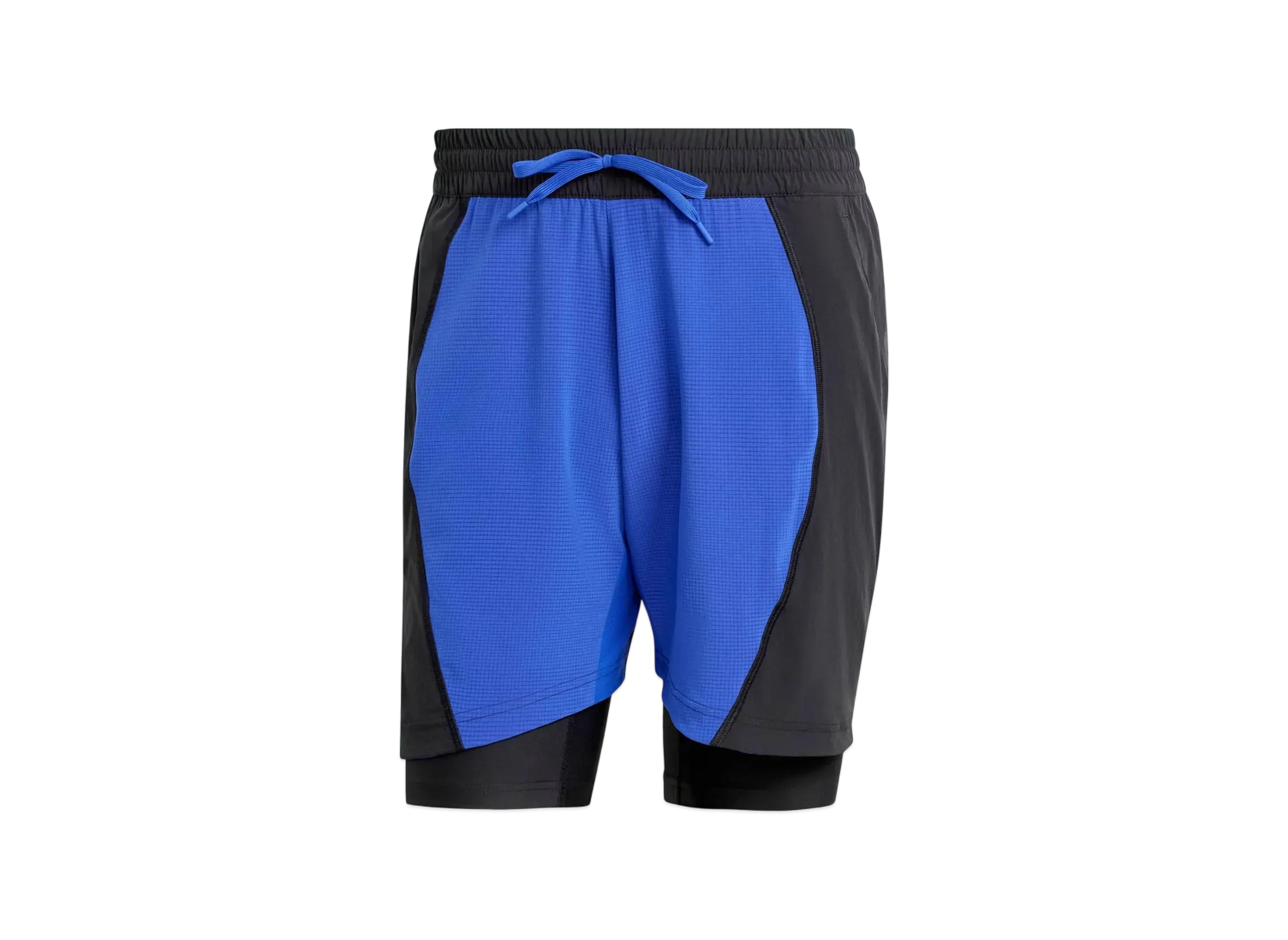 adidas Tennis Shorts & Inner Shorts Set "Lucid Blue/Black"