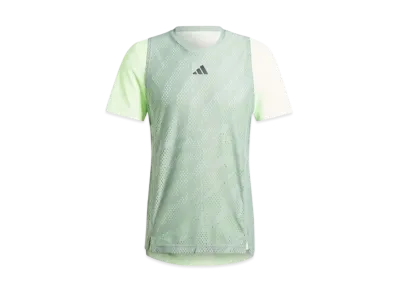 adidas Tennis Pro Layering Short Sleeve T-Shirt "Silver Green/Green Spark"