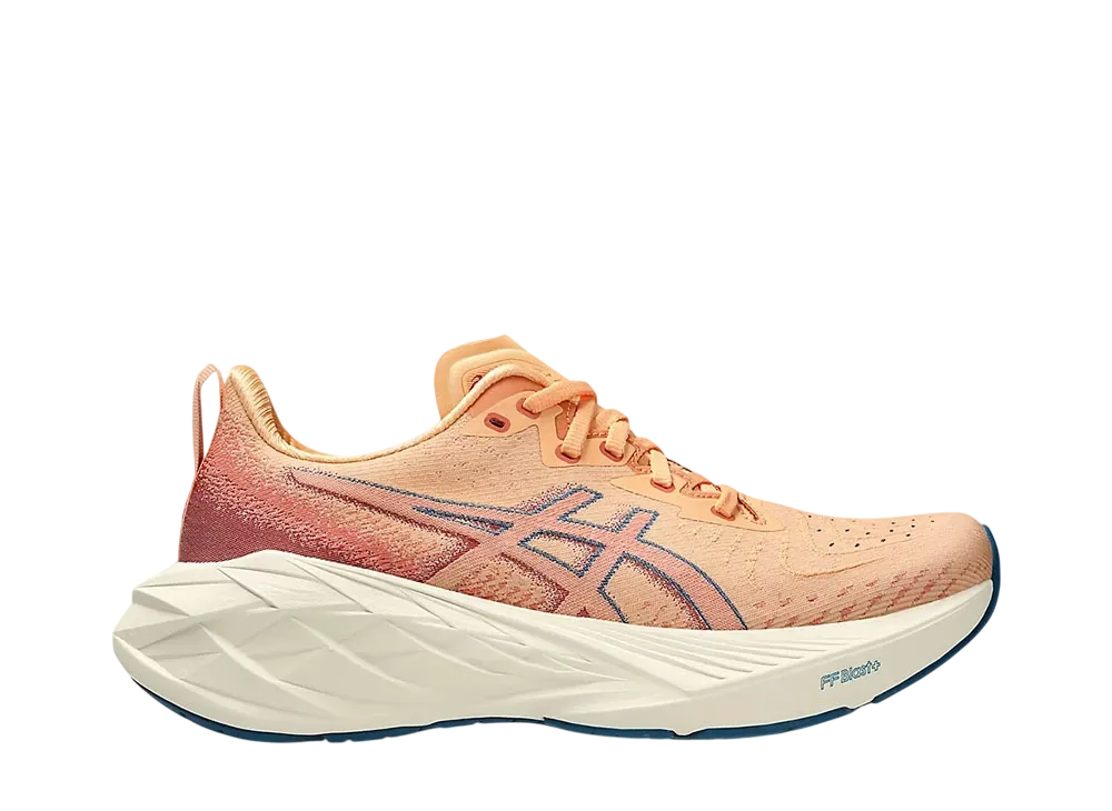 アシックス ウィメンズ ノヴァブラスト4 "フェイデッドオレンジ/ディープレッド"