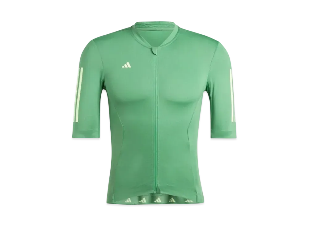adidas Tempo Three Stripes Cycling Jersey "Preloved Green"