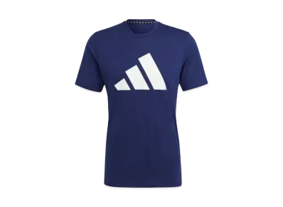 adidas Train Essentials Feelready Logo Training Short Sleeve T-shirt "Dark Blue/White"