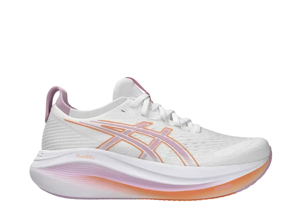 アシックス ウィメンズ ゲルニンバス27 "ホワイト/ライトウベ"