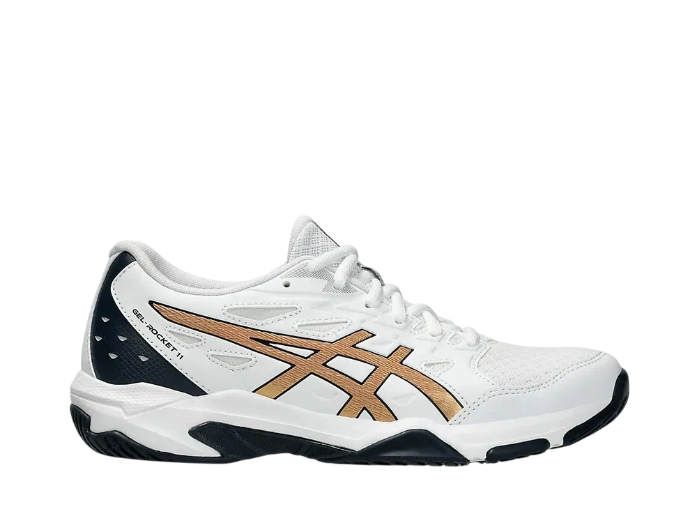 アシックス ウィメンズ ゲルロケット11 "ホワイト/ピュアゴールド"