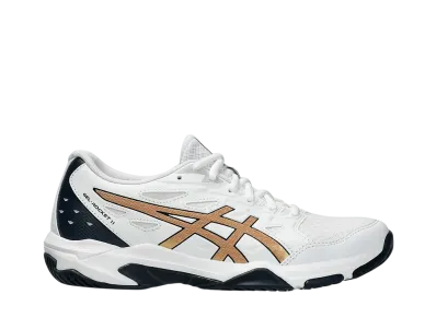 アシックス ウィメンズ ゲルロケット11 "ホワイト/ピュアゴールド"