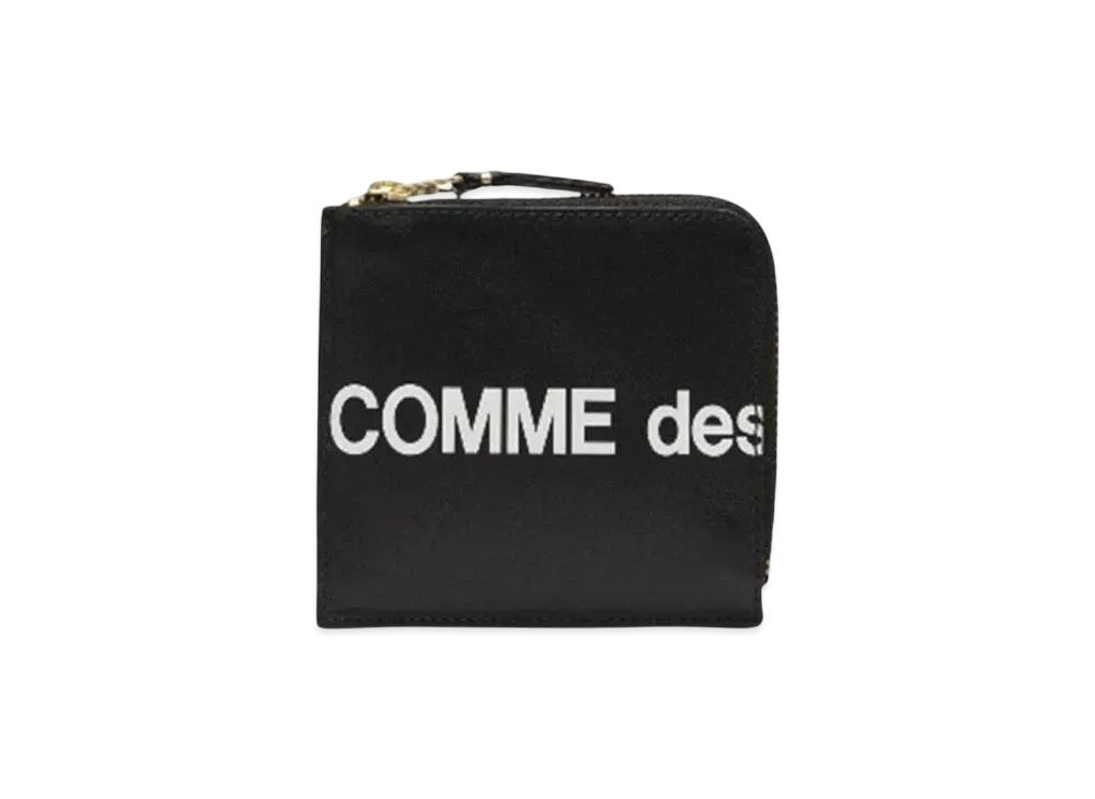Comme des Garcons Huge Logo Wallet "Black"
