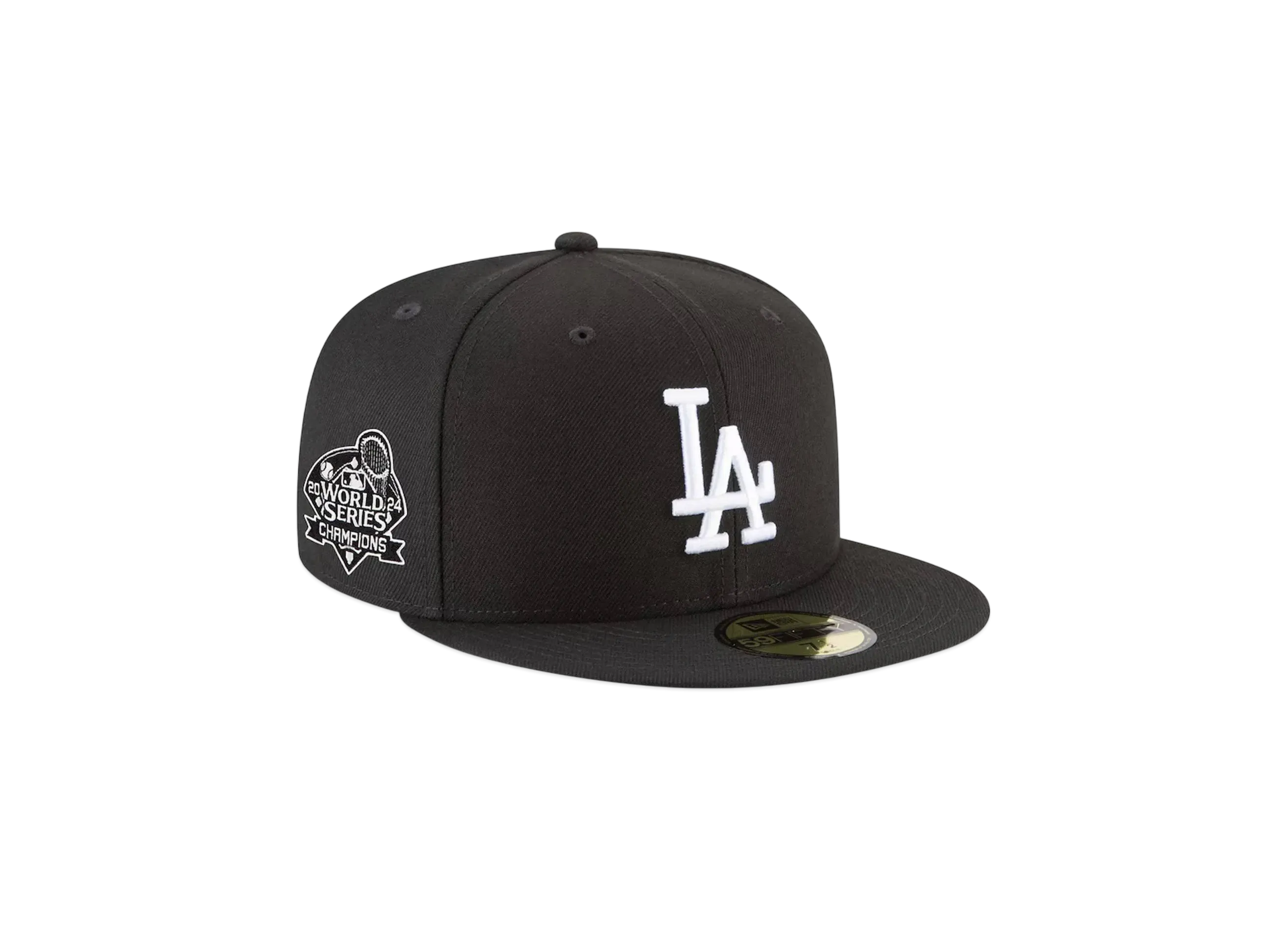 NEW ERA Men's Los Angeles Dodgers 2024 World Series Champions 59Fifty Fitted Hat "Black"