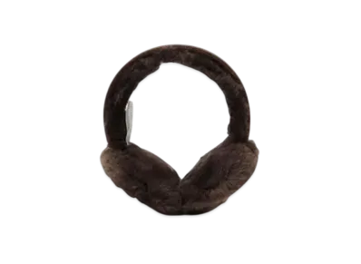 UGG Sheepskin Embroidery Earmuff "Brown"