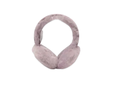 UGG Sheepskin Embroidery Earmuff "Pink"