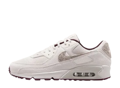 Nike Air Max 90 PRM "Phantom/Light Bone/Burgundy Crush/Phantom"