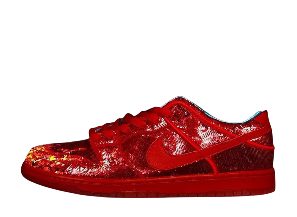 The Wizard of Oz × Nike SB Dunk Low "Ruby Red Slipper" (Special Model/Golden Ticket)