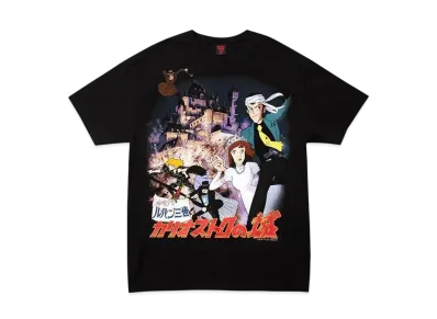 Geeks Rule x Lupin the Third The Castle of Cagliostro Silkscreen Printing T Shirt vol.02 "Black"