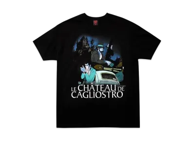 Geeks Rule x Lupin the Third The Castle of Cagliostro Silkscreen Printing T Shirt vol.03 "Black"