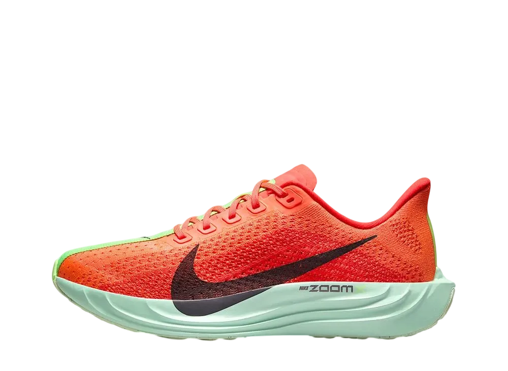 Nike Women's Pegasus Plus "Bright Crimson/Lime Blast/Mint Foam/Cave Purple"