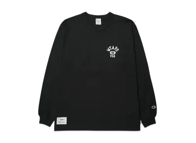 WTAPS x Champion Academy / LS / Cotton "Black"