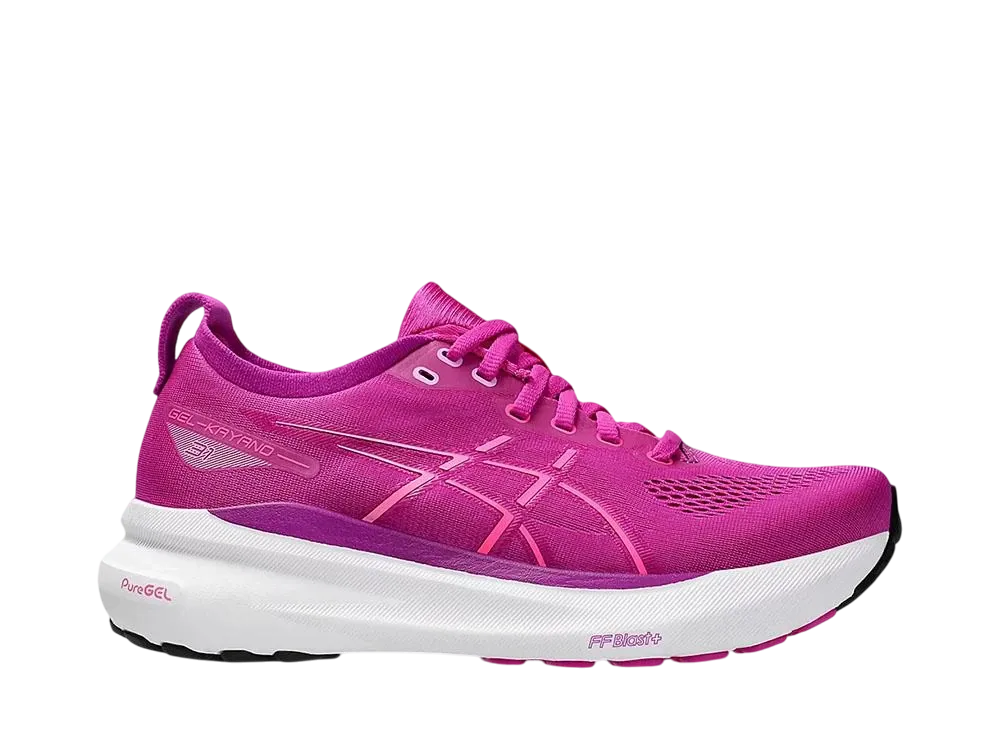 アシックス ウィメンズ ゲルカヤノ31 "ボールドマゼンタ/パープルスペクトラム"