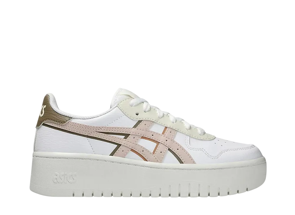 アシックス ウィメンズ ジャパン S PF "ホワイト/ミネラルベージュ"